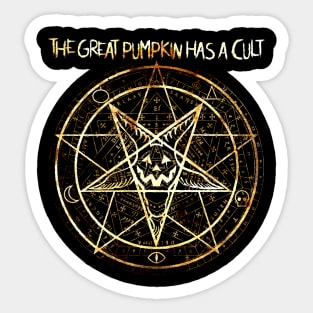 Cult of the Great Pumpkin: Pentagram Sticker